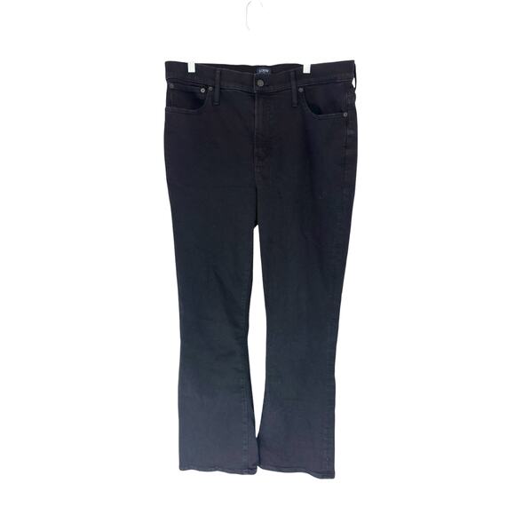 J.Crew Black Basic Casual All Day Stretch Bootcut‎ Jeans Size 33 Style BW338 - Picture 8 of 11